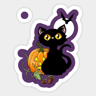 Hallows Eve Kitty Sticker